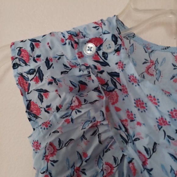 NEW Splendid Girl's Printed Layering Top Wrap Back- Size 5-6 - Picture 3 of 6